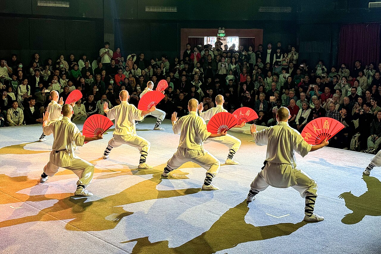 Die Kung-Fu-Vorführung